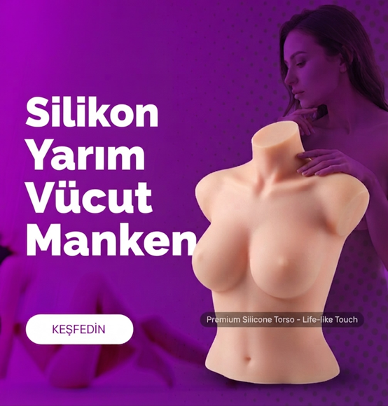 Yarım Vücut Silikon Manken