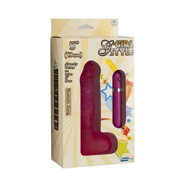 13 cm Girl Style Jel Vibratör