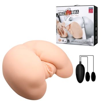 2 İşlevli Titreşimli Suni Vajinal ve Anal Mastürbatör | Güvenilir Sexshop - 1