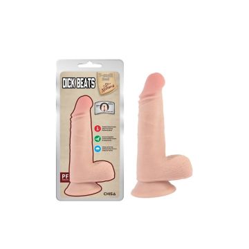 Dick Beats 18 cm Kıkırdaklı Gerçekçi Dildo