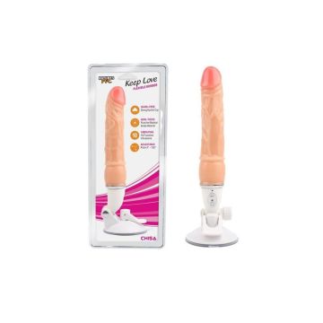 Chisa Keep Love Flexible Bomber 9.9 inç 25 cm Vantuzlu Vibratör