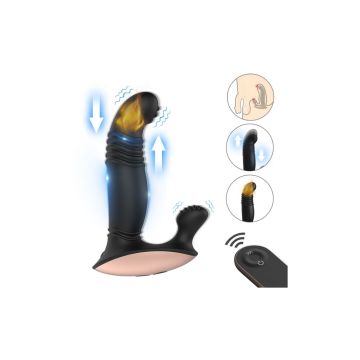 S-Hande Eye of Horus Rct Şarjlı Kumandalı Perine ve Uyarıcı İleri Geri Hareketli 2 in 1 Vibratör