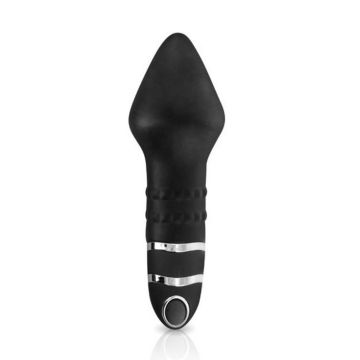 15 cm Buttplug Back Yard Titreşimli Silikon Anal Plug