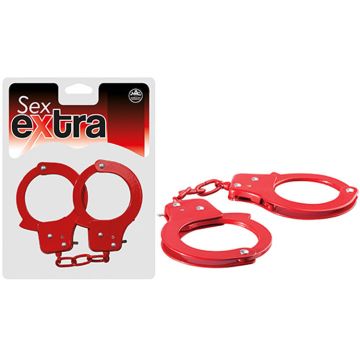 Sex Extra Metal Fantezi Kelepçesi - Kırmızı