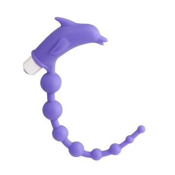 Cheerful Bead Titreşimli Anal Zevk Topları - Mor