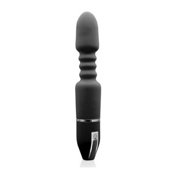 20 cm Insane Bükülebilir Titreşimli Anal Tıkaç - Siyah