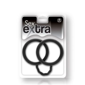Sex Extra Siyah Silikon Fantezi Kelepçesi