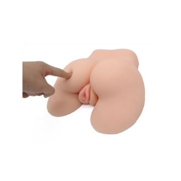 Yeni Nesil Ten Rengi Gerçekçi Anal Vajinal Kalça Mastürbatör | Sexshop - 1