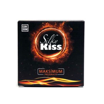 Silky Kiss Maximum Tırtıklı ve Benekli Prezervatif 4'lü