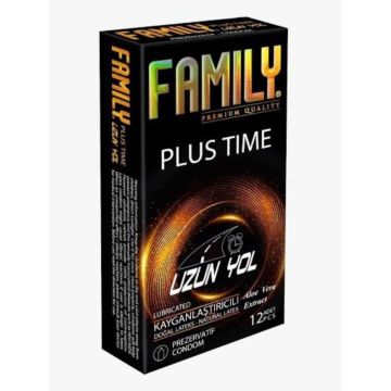 Family Plus Time Uzun Yol Aloe Veralı Prezervatif 12 Li