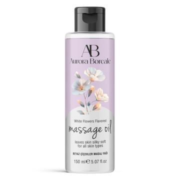 Aurora Boreale Beyaz Çiçek Aromalı Masaj Yağı 150 ml | Su Bazlı Yağ - 1