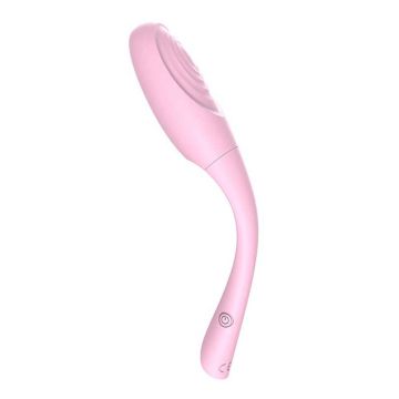 Telefon Kontrollü Şarjlı Vibratör Açık Pembe