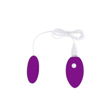 Kumandalı Kablolu Mor Yumurta Vibratör | Güvenilir Sexshop