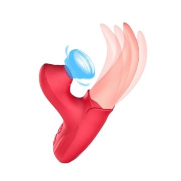 10 Modlu Dil Yalama ve Emiş Vibratörü – G Noktası, Klitoris ve Meme Ucu Uyarıcı