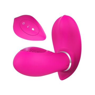 Uzaktan Kumandalı Külot İçi USB Şarjlı Ultra Lux Teknolojik Vibratör – Sessiz, Su Geçirmez, Giyilebilir Tasarım Pembe