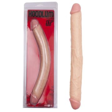 43 cm Hoodlum Ten Rengi Çift Taraflı Dildo