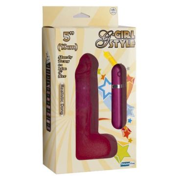 13 cm Girl Style Jel Vibratör