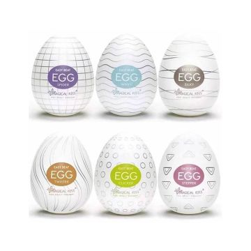 Magical Kiss Egg Erkeklere Özel Esnek Yumurta 6'lı
