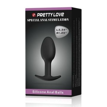 Special Anal Stimulation İçi Ağırlıklı Top Olan Anal Plug Tıkaç