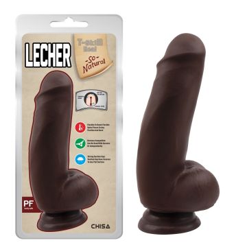 18 cm Lecher Kıkırdaklı Gerçekçi Zenci Dildo