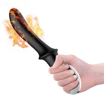 USB Şarjlı 10 Fonksiyonlu Isıtmalı Vajinal Anal Teknolojik Vibratör