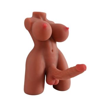 L-Join Gerçekçi 5.5 Kg Brown Trans Yarım Vücut Mastürbatör | Sexshop - 1