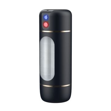 USB Şarjlı 10 Mod Titreşimli Sesli Akıllı Mastürbatör Siyah | Sexshop - 1
