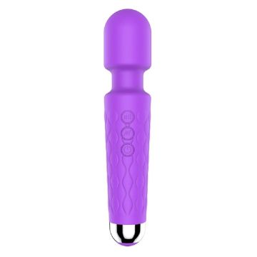 Female Wand Massager Şarjlı Vibratör - Mor