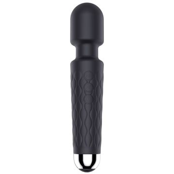 Female Wand Massager Şarjlı Vibratör - Siyah