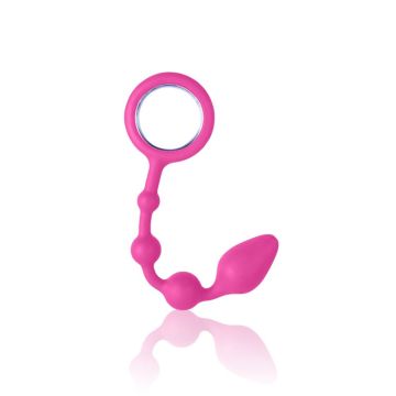 17 cm Choke Silikon Pembe Anal Toplar