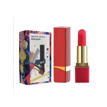 Ruj Tasarımlı Şarj Edilebilir Mini Vibratör | Güvenilir Sexshop - 1