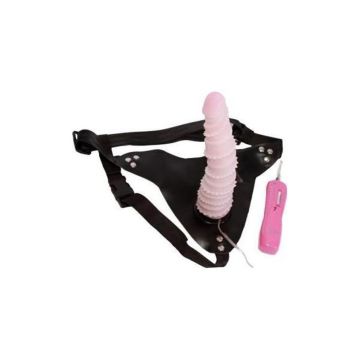 Cyberclone Titreşimli 19 cm. İnce Belden Bağlamalı Penis