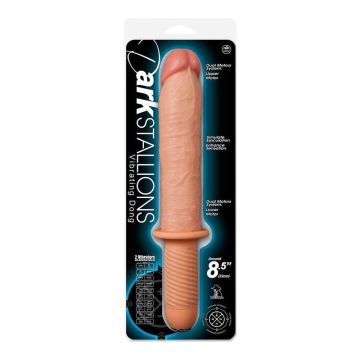 Dark Stallion 35 cm Çift Motorlu Titreşimli Realistik Kılıç Penis - 1 