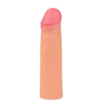 5 cm Dolgulu Lovetoy Nature Extender Premium Penis Kılıfı Ten
