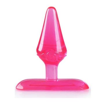 Mini Jel Dokulu Anal Plug Pembe