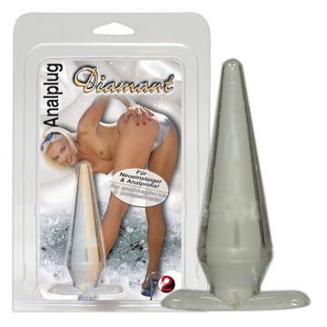 10 cm Diamant Anal Plug