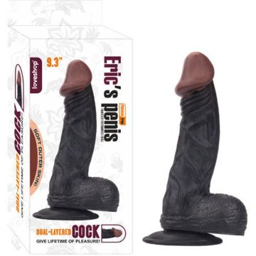 23 cm Erics Zenci Kalın Realistik Penis