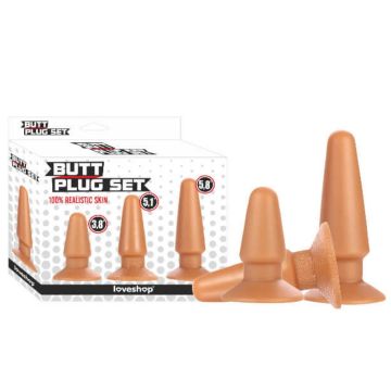 Anal Butt Plug Set
