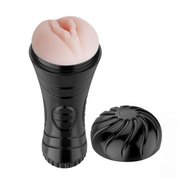 Bussy Titreşimli Flaslight Vajina Mastürbatör