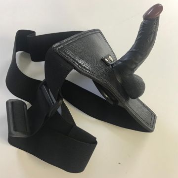 10 cm Eğik Zenci Realistik Belden Bağlamalı Protez Penis