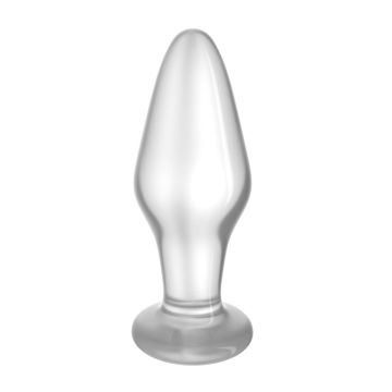 10 cm Pürüzsüz Boğumlu Cam Anal Tıkaç