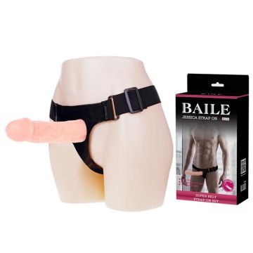 15 cm Belden Bağlamalı İçi Boş Protez Penis