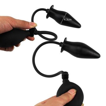 Şişebilen Pompalı Anal Plug - Pumpn Play - 2