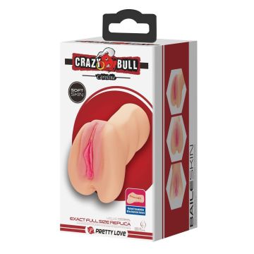 3 Boyutlu Gerçekçi Anal & Vajinal Masturbatör - Carolina - 1