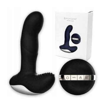 USB Manyetik Şarjlı Uzaktan Kumandalı Gıdıklama Fonksiyonlu Isıtmalı Anal Vajinal Teknolojik Vibratör - 1