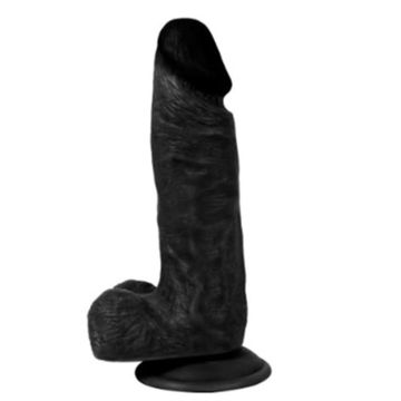 17 cm Vantuzlu Realistik Dildo Zenci Penis | Iron Dragon