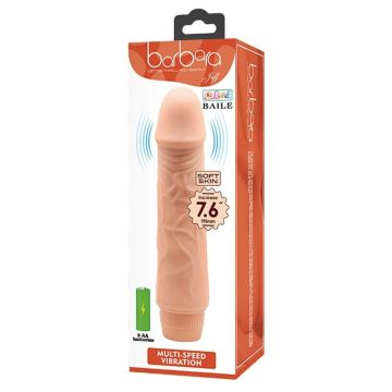 Güçlü Titreşimli 19,5 cm Realistik Vibratör Gerçekci Penis Dildo