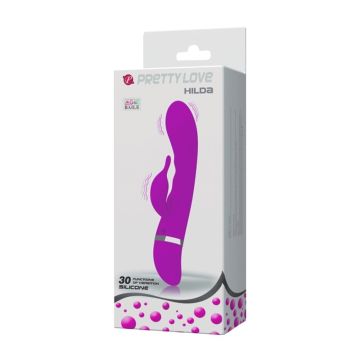 30 Titreşimli Klitoral Uyarıcılı Üst Düzey Teknolojik Vibratör - Hilda