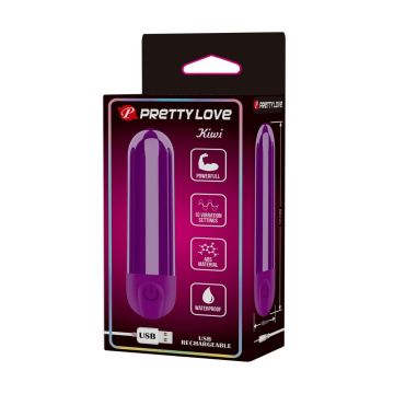USB Şarjlı 10 Fonksiyonlu Mavi Renkli Teknolojik Vibratör - Kiwi -1