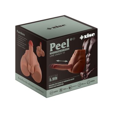 Gerçekçi Yapıda Realistik İleri Geri Hareketli 17,5 cm Penisli Erkek Vücut - Peel